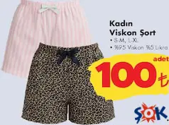 KADIN VİSKON ŞORT